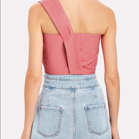 Racil Atlas Polka Jacquard twisted crop top - Picture 7 of 7